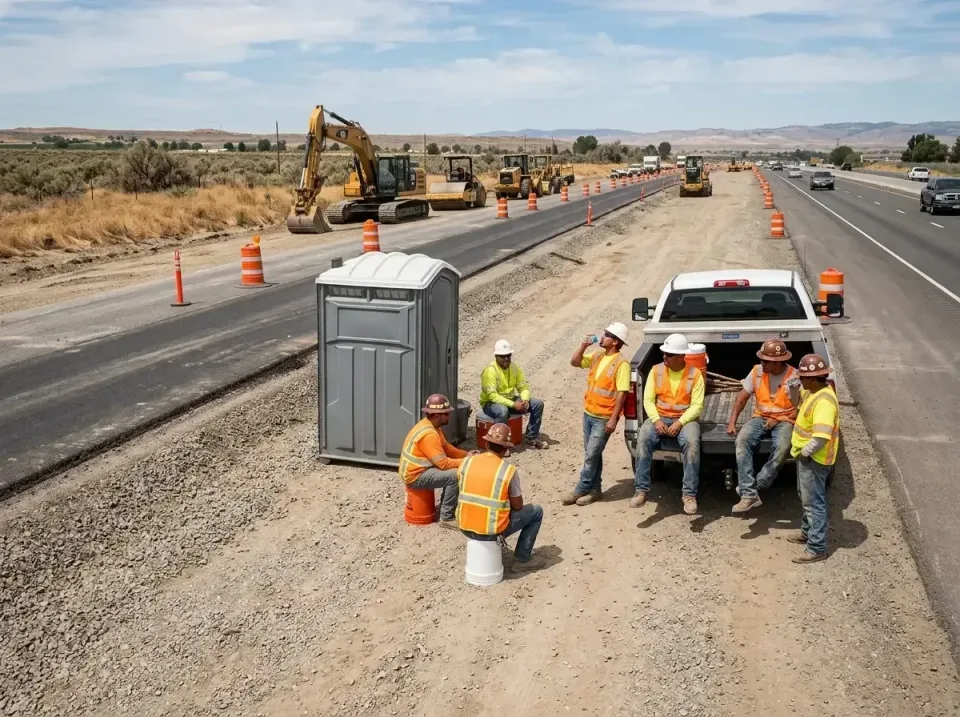 highway-road-construction-crew-007 — frequently asked questions, Porta Potty and Restroom Rentals in Antelope, CA